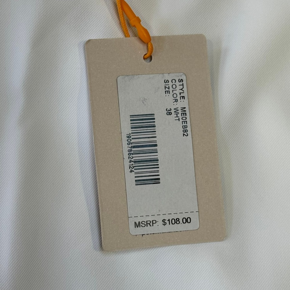 Peter Millar Performance Salem Shorts Mens 38 White Golf Crown Sport $108 NWT - Picture 3 of 10